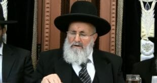 הרב שלום צדוק שליט"א ראש היישובים עיי"ש ואריאל בשומרו