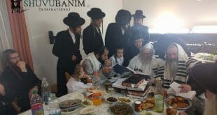 הגה"צ הרב אליעזר ברלנד מוסר שיעור בברית של נינו