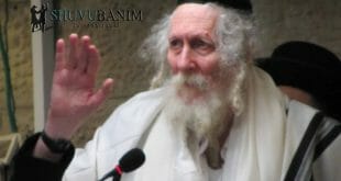 מורינו הרב אליעזר ברלנד שליט"א - טוב מראה עיניים יותר מאלף מילים. התמונה באדיבות אהרון סולמונוביץ'