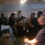 הרב ברלנד שליט"א במטוס בדרך לאומן תשע"ח