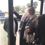 הגה"צ הרב אליעזר ברלנד שליט"א בדרך לקיבוץ הקדוש והגדול באומן תשע"ח