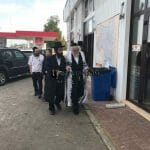 הגה"צ הרב אליעזר ברלנד שליט"א בדרך לקיבוץ הקדוש והגדול באומן תשע"ח