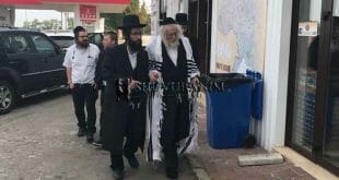 הגה"צ הרב אליעזר ברלנד שליט"א בדרך לקיבוץ הקדוש והגדול באומן תשע"ח