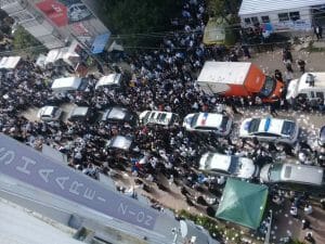 הגה"צ הרב אליעזר ברלנד שליט"א בדרך לקיבוץ הקדוש והגדול באומן תשע"חתשע"ח