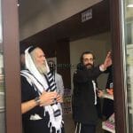 הגה"צ הרב אליעזר ברלנד שליט"א בדרך לקיבוץ הקדוש והגדול באומן תשע"ח