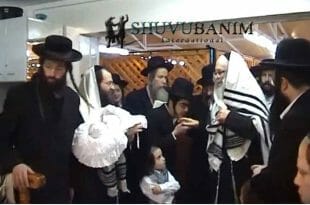 הגה"צ הרב אליעזר ברלנד שליט"א בברית המילה