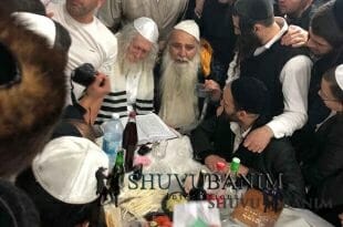 הגה"צ הרב אליעזר ברלנד שליט"א מבקר בכולל אולגה