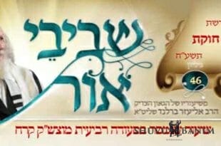 עלון שביבי אור פרשת השבוע של הגה"צ הרב אליעזר ברלנד שליט"א