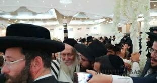 הגה"צ הרב אליעזר ברלנד שליט"א בחתונת מרדכי חילו בבני ברק