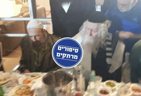 כ"ק הגה"צ הרב אליעזר ברלנד שליט"א בחוג בית בחולון עם המקובל הגה"צ הרב דב קוק שליט"א מטבריה